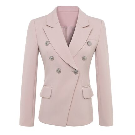 Fashion Baroque Blazer Double Breasted